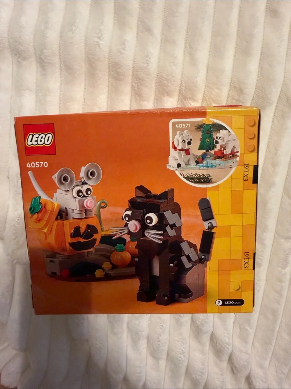40570 LEGO Black Cat and Orange Pumpkin Fall Display